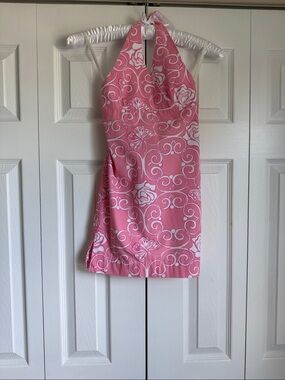 Lilly Pulitzer Girl’s Pink & White Halter Dress